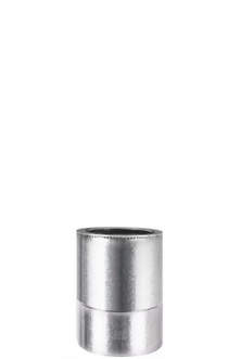 Труба термо (сэндвич) дымоходная ВЕНТ УСТРИЙ из нержавеющей стали Ø150/220, 30 см, 0,8 мм - VU-T-U-D150-0,3-0,8