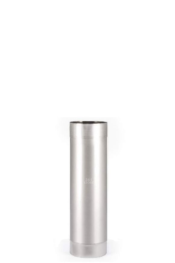 Труба дымоходная ВЕНТ УСТРИЙ из нержавеющей стали Ø180, 50 см, 0,8 мм - VU-T-N-D180-0,5-0,8