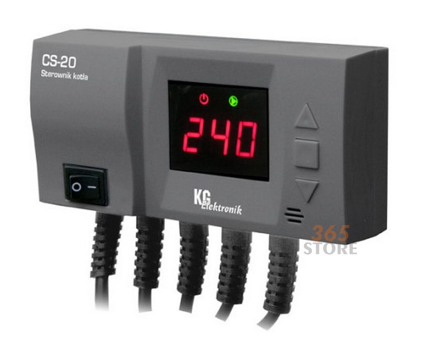 Комплект автоматики KG Elektronik (блок управління CS-20 + вентилятор (турбіна) DP-02) - KGCS20DP02
