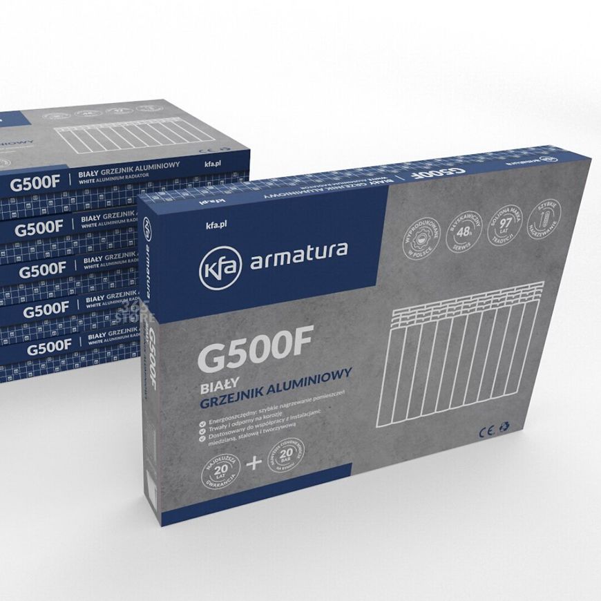 Радиатор алюминиевый ARMATURA G500F - 789-100-44